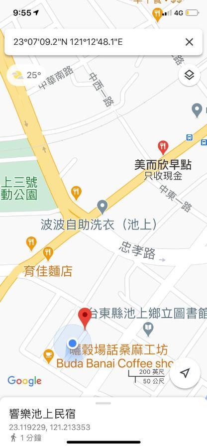 響樂池上電梯民宿1663 Chishang Music Guesthouse Bagian luar foto